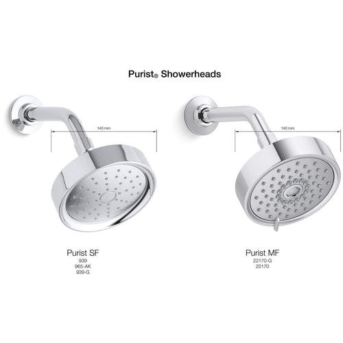 Purist 1.75 GPM Single Function Shower Head with MasterClean Sprayface and Katalyst Air-Induction Technology - efazxm43hg6mi8c81y4l_x500.jpg