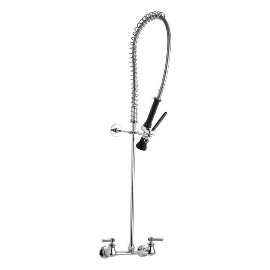 Kitchen Faucet, Wall Mount, 2 Lever Handle, 2-Hole, Polished Chrome - efkw15vv3hinelfwyyaq@2x.jpg