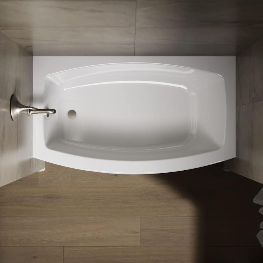 Expanse Bath Tub 60" x 30" - 36" Acrylic Soaking for Three Wall Alcove Installations with Integral Curved Apron and Left Drain - ehsojg6dcug6itscazah@2x.jpg