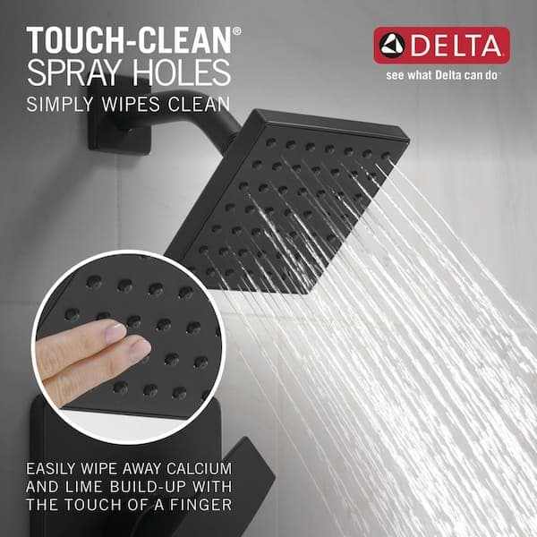 Delta Modern 1-Spray Shower Faucet with Single Handle Single Hole Bathroom Faucet in Matte Black FVS3-MO0301-BL - ehst4nt28fzwdpotnahf@2x.jpg