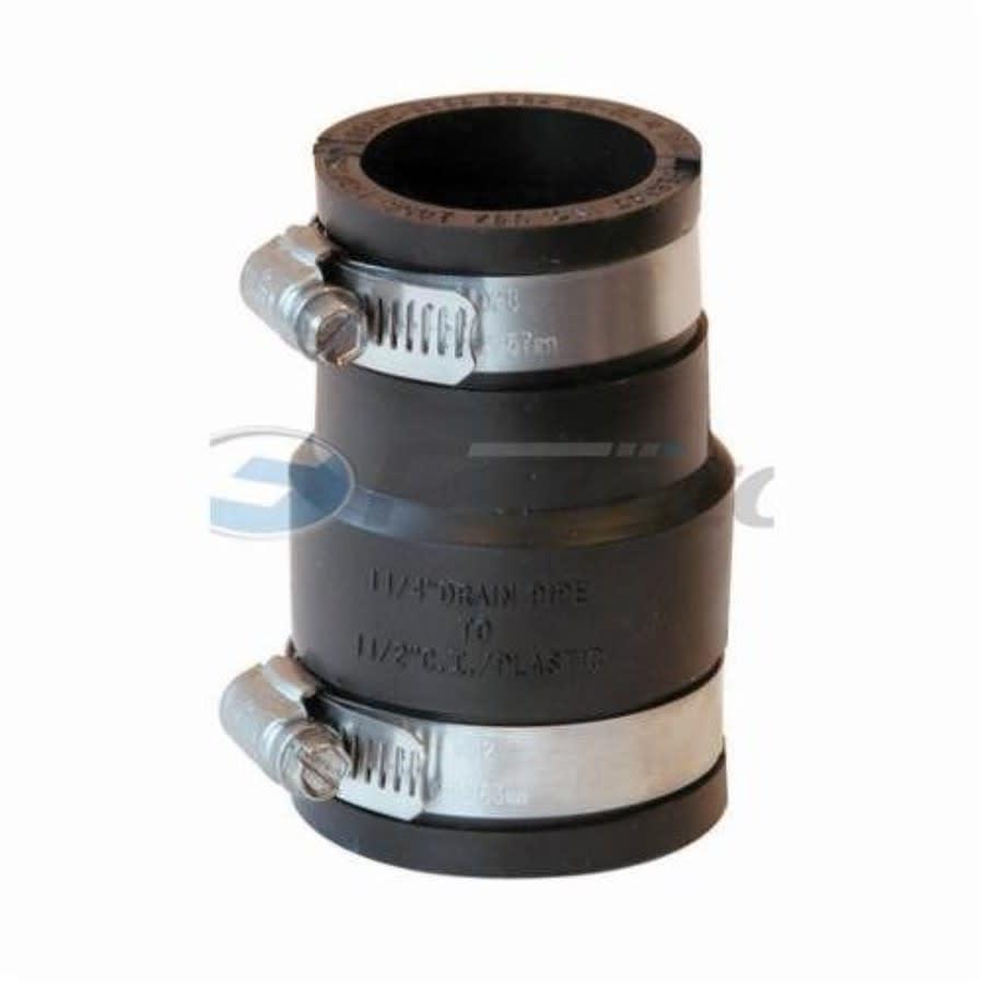 Transition Coupling, 1-1/2 x 1-1/4 in, Cast Iron/Plastic x Cast Iron/Plastic, Flexible PVC - einfobav89ljphyodewy@2x.jpg