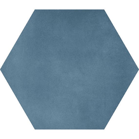 Bee Hive Medley Blue Hexagon 8 1/2X10 Matte