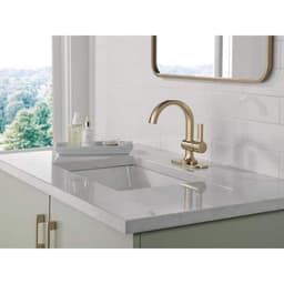 Delta Albion Gold Single Handle Single Hole Bathroom Faucet with Drain Kit Included in Champagne Bronze 15855LF-CZ - ej6ngcqrrio4f0lthqub@2x.jpg