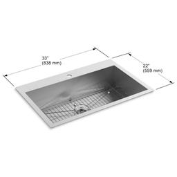 Vault 33" Single Basin Top-Mount/Under-Mount 18-Gauge Stainless Steel Kitchen Sink with SilentShield - ej7xn6u9zn6rvpyavtap@2x.jpg