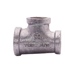 Tee, 1 x 3/4 x 1/2 in, FNPT, 150 lb, Malleable Iron, Galvanized - ejx2c003ul7gvqvwcjdr@2x.jpg