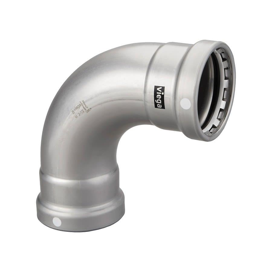 Carbon Steel 90 deg Elbow, 3 in, Press, Import