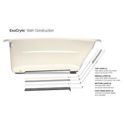 Archer 66" ExoCrylic Three-Wall Alcove Soaking Tub with Left Drain and Comfort Depth Design - emr2jxi29v0v4tmdypjh@2x.jpg