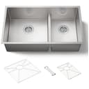 Strive 32" Smart DivideÂ® Under-Mount Large/Medium Double-Bowl Kitchen Sink With Basin Rack - ensti6cub116ahkjq1kp@2x.jpg