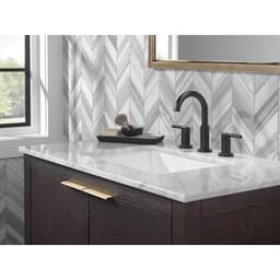 Delta Nicoli J-Spout 8 in. Widespread 2-Handle Bathroom Faucet in Matte Black 35749LF-BL - epu3eegddfaoqrq0hvuw@2x.jpg