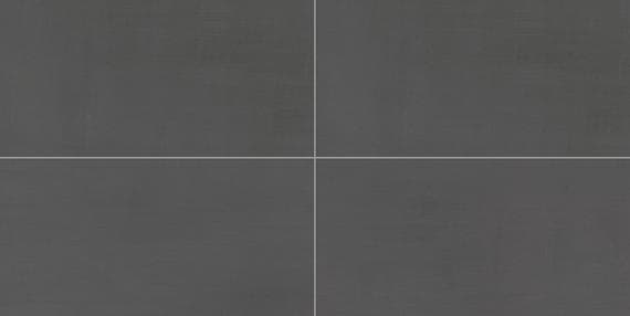 Subtle Strands Charcoal Rectangle 12X24 Matte