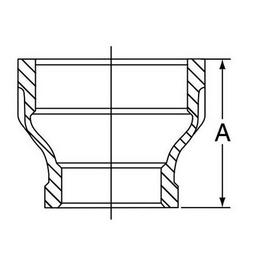 Reducer Coupling, 1 x 1/2 in, FNPT, 300 lb, Malleable Iron, Black - eraxurqkcqqdunxts29u@2x.jpg