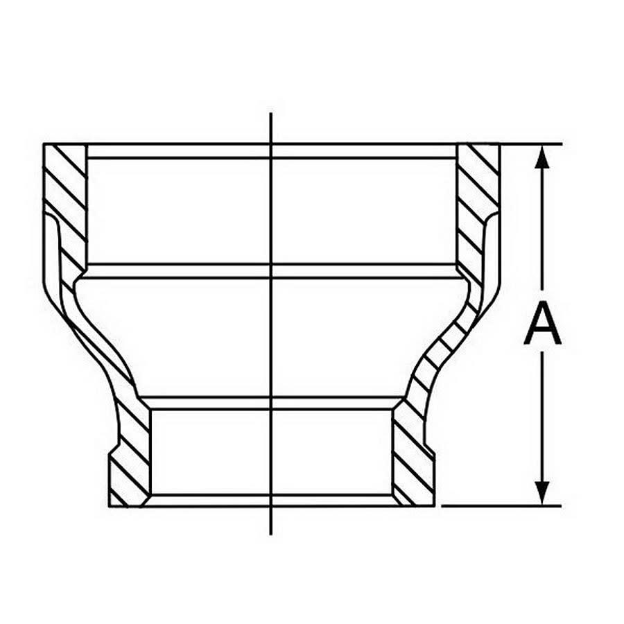 Reducer Coupling, 1 x 1/2 in, FNPT, 300 lb, Malleable Iron, Black - eraxurqkcqqdunxts29u@2x.jpg