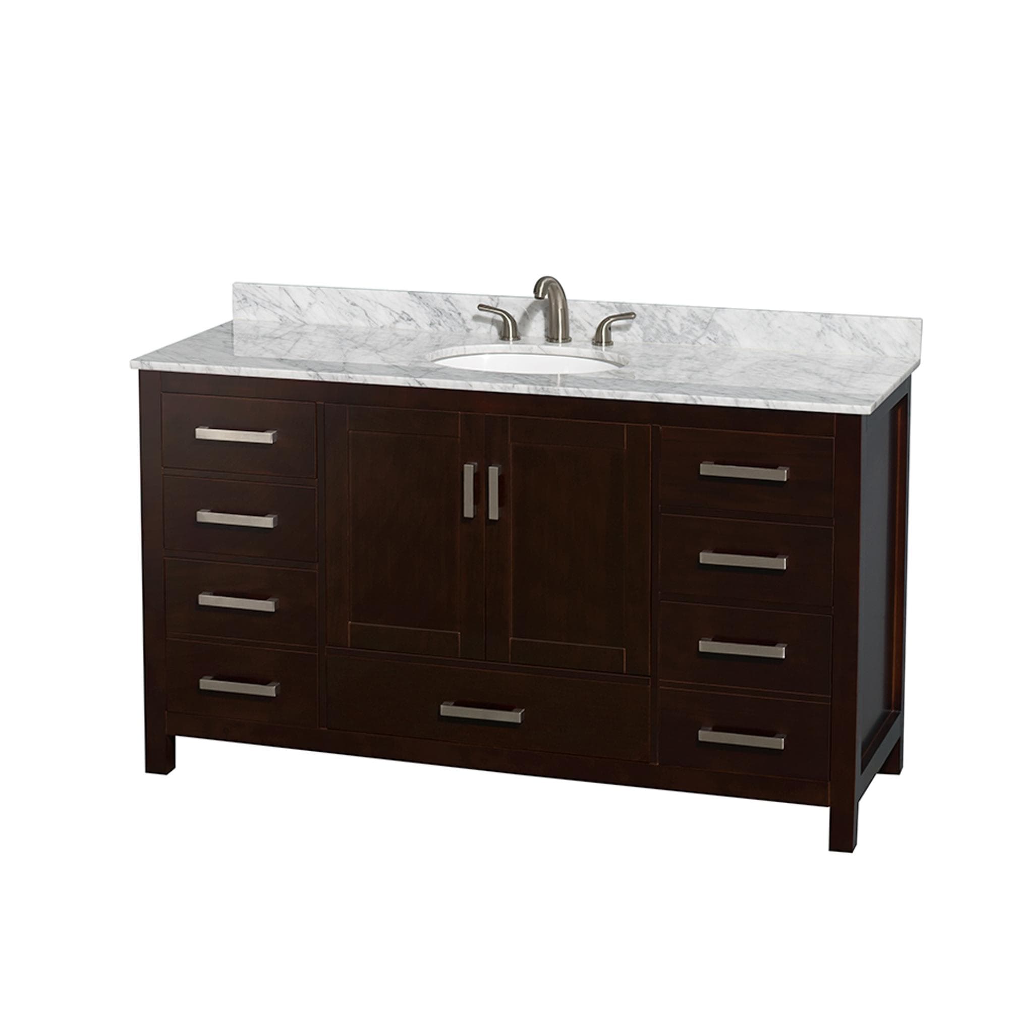 Sheffield Single Bathroom Vanity - 60W x 35H x 22D