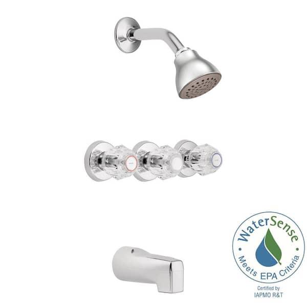 MOEN Chateau 3-Handle 1-Spray Tub and Shower Faucet in Chrome (Valve Included) 2995EP - es0dioy6n8p5ow822whf@2x.jpg