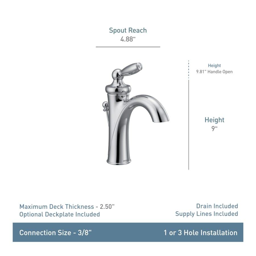 Single Handle Single Hole Bathroom Faucet from the Brantford Collection (Valve Included) - esekkobtq2wlatcpe78z@2x.jpg