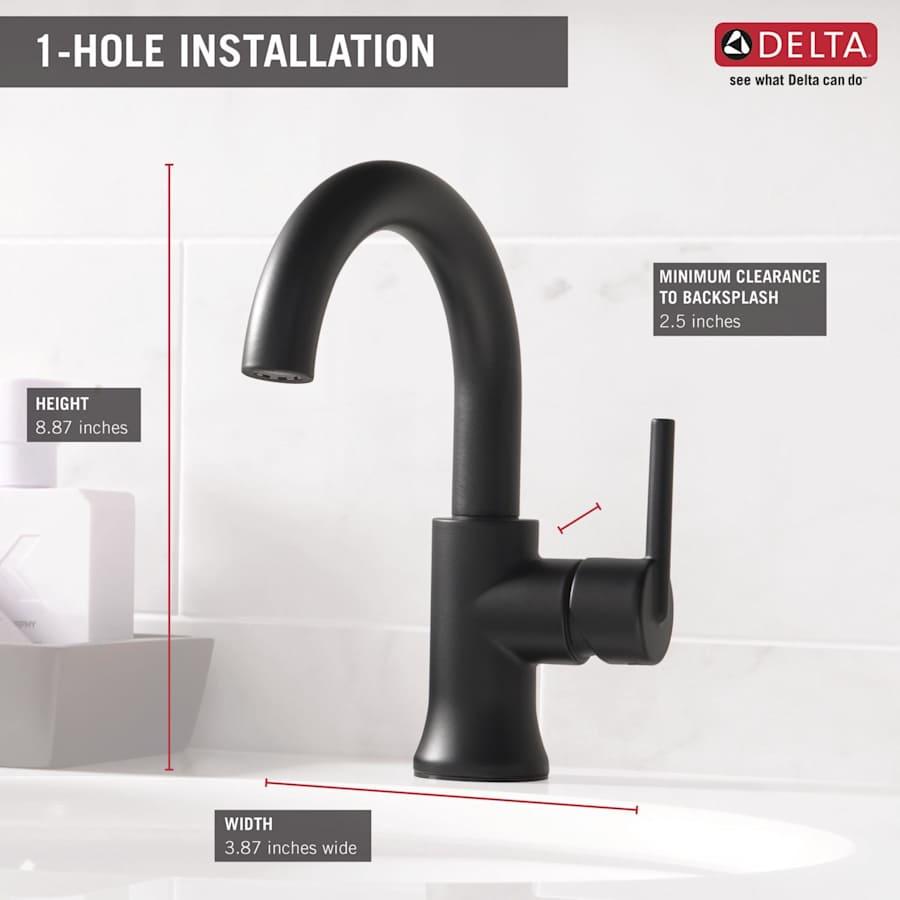 Trinsic 1.2 GPM Single Hole Bathroom Faucet - Includes Metal Push Pop-Up Drain Assembly - esool6ayhrse5xqnp8ch@2x.jpg