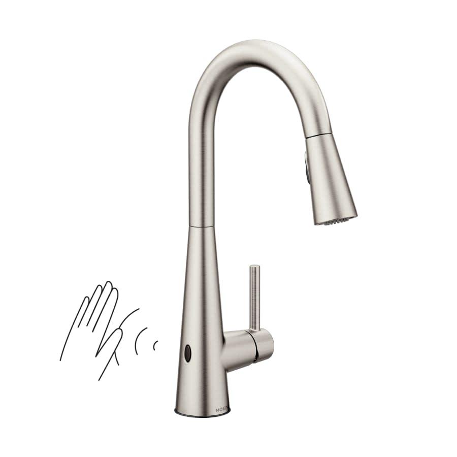 Sleek 1.5 GPM Single Hole Pull Down Kitchen Faucet with MotionSense - essdhzbheshnhcikttlb@2x.jpg