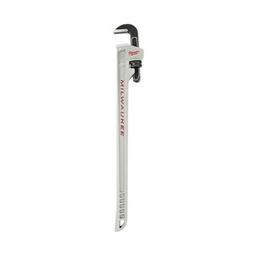 Straight Pipe Wrench With POWERLENGTH™ Handle, 10 in OAL, Serrated Jaw, Aluminum Handle, Silver - estrglfcvo513jbeecpd@2x.jpg