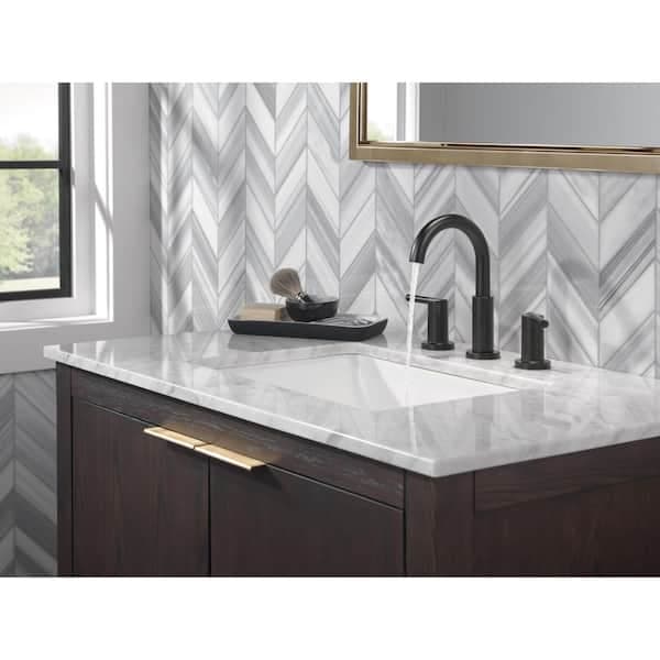 Delta Nicoli J-Spout 8 in. Widespread 2-Handle Bathroom Faucet in Matte Black 35749LF-BL - eszh7u4ogjj5shsgkw4s@2x.jpg