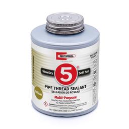 No. 5® Premium Multi-Purpose Pipe Thread Sealant, 1 pt Can, Paste, Yellow - et01uinrwkqrcvikkbxm@2x.jpg