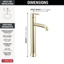 Trinsic 1.2 GPM Single Hole Vessel Bathroom Faucet - Metal Pop-Up Drain Assembly Not Included - etcxus5t4acn0dkdphue@2x.jpg