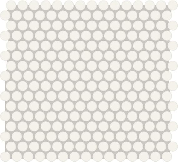 Color Story Mosaics Matte Designer White Hexagon 1.5X1.5 Matte