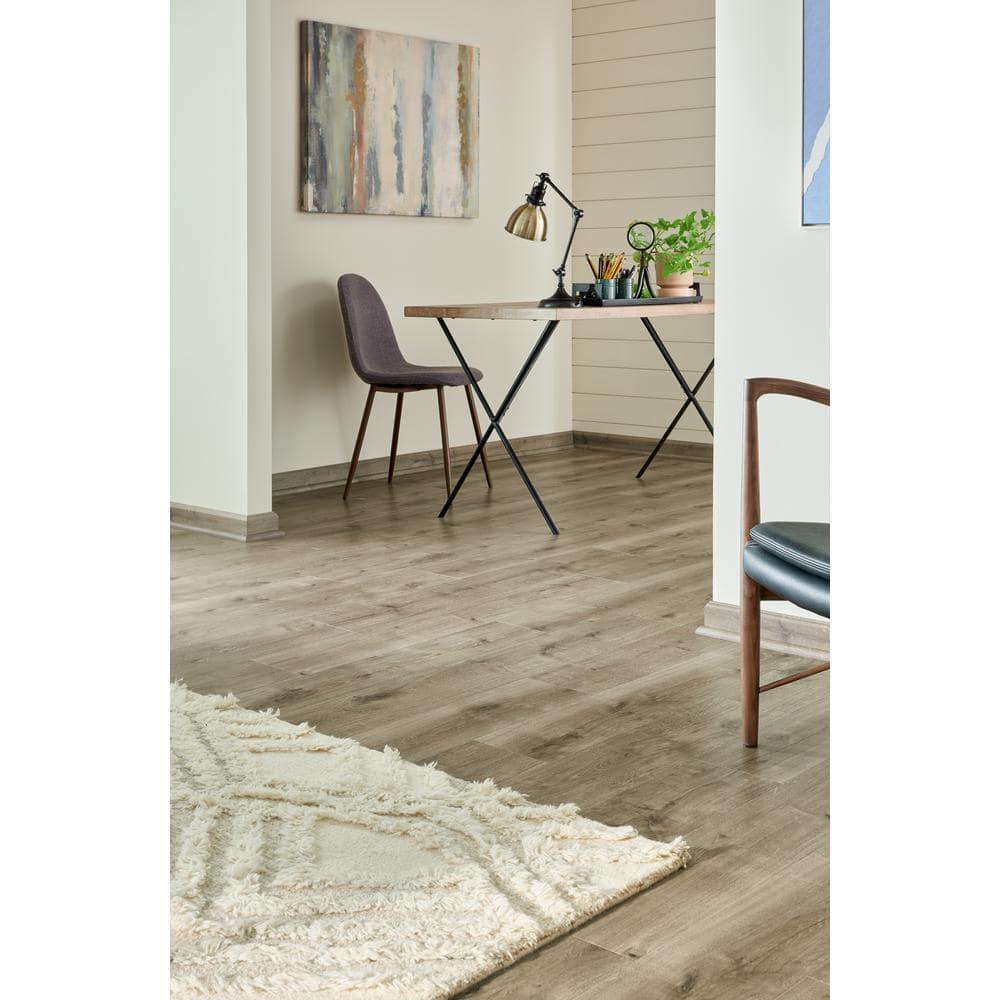 Defense+ Smoky Eiffel Oak 14 mm T x 7.4 in. W Waterproof Laminate Wood Flooring (17.2 sqft/case) - eud95mikdnty9vjsustz@2x.jpg