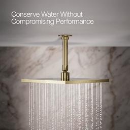 Radiant Contemporary Square 10" Single Function 2.5 GPM Rainhead with MasterClean Sprayface and Katalyst Air-Induction Technology - eurmtpdnnlpncstwgqjv@2x.jpg