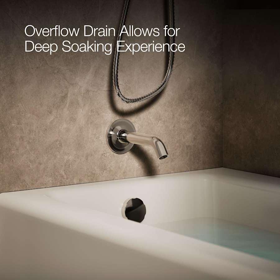 Bellwether Bath Tub 66" L x 32" W Cast Iron Soaking for Three Wall Alcove Installations with Integral Apron and Left Drain - euvsswod7eie5toj7534@2x.jpg