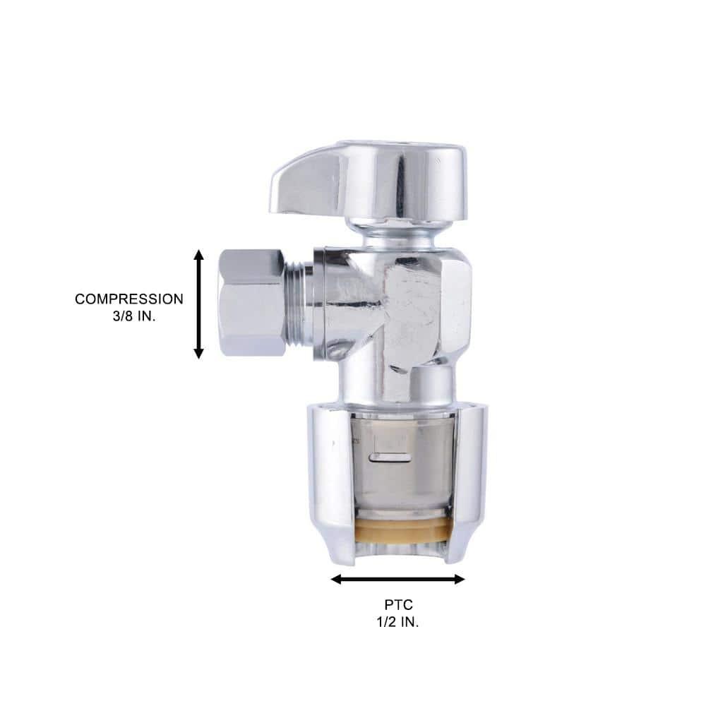 Max 1/2 in. Push-to-Connect x 3/8 in. O.D. Compression Chrome-Plated Brass Quarter-Turn Angle Stop Valve - ev10stmz4uvctrlayeeg@2x.jpg
