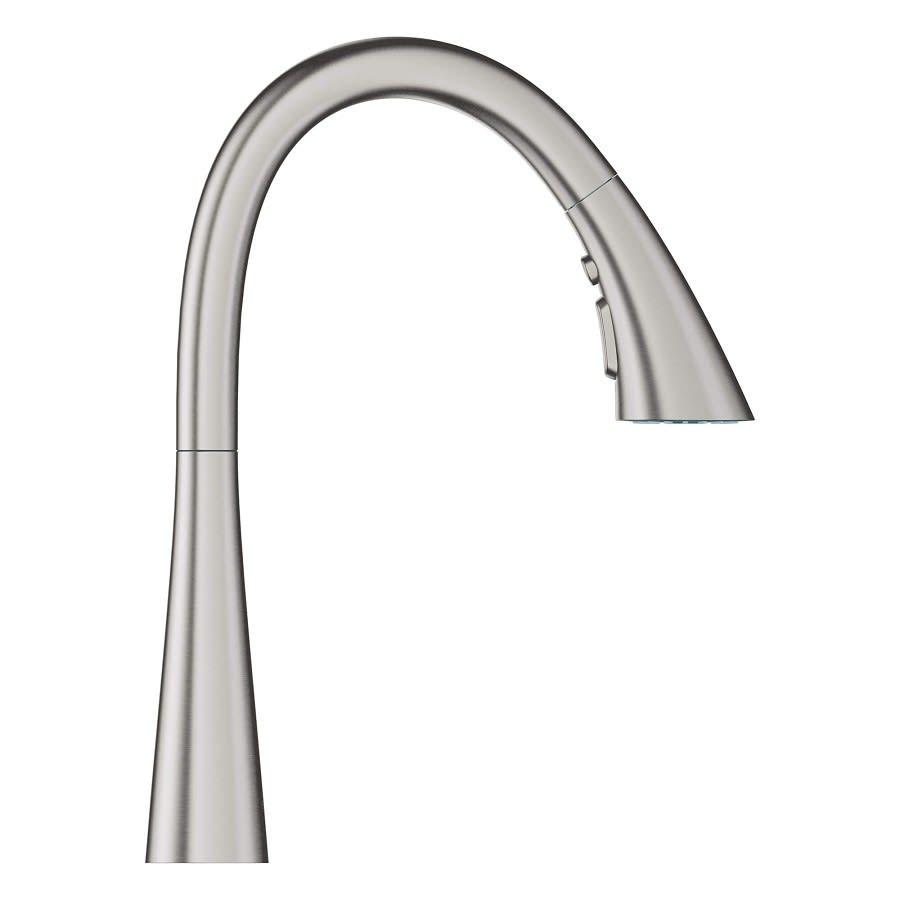 Zedra Kitchen Faucet, Deck Mount, ADA, 1 Lever Handle, 1-Hole, SuperSteel - evoxgializbkt13ohuft@2x.jpg