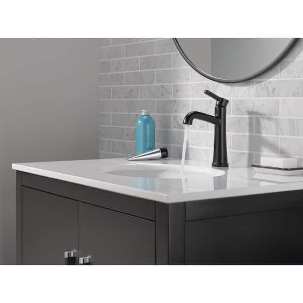 Delta Greydon Single Handle Single Hole Bathroom Faucet in Matte Black 15860LF-BL - ew7kbp6plldrewppuf8q@2x.jpg