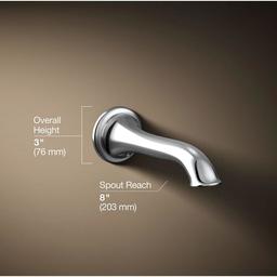 Artifacts Non Diverter Wall Mounted Tub Spout with Flare Design - eypz84nyrdeva5zchite_x500.jpg