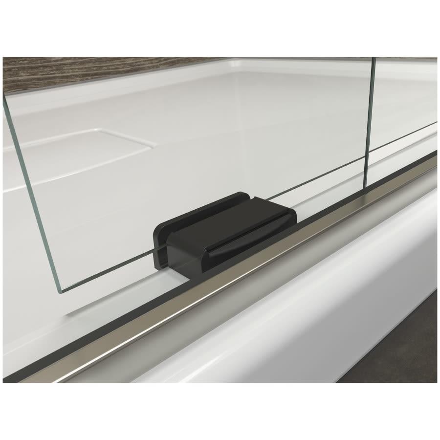 Levity 59-3/4" High x 59-5/8" Wide Sliding Frameless Tub Door with Clear Glass - ez7raudexhabfkzvw1qm@2x.jpg