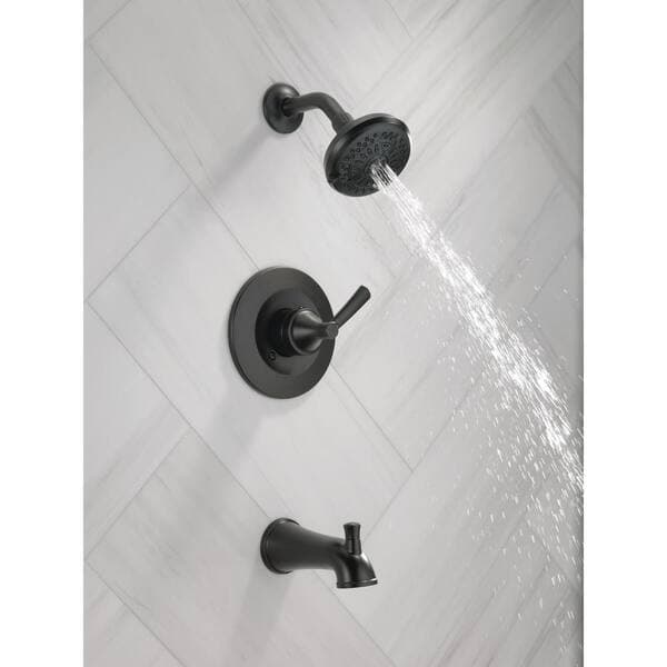 Delta Casara Single-Handle 6-Spray Tub and Shower Faucet in Matte Black (Valve Included) 144862-BL - f0knufehl9ewlaazbkdp@2x.jpg