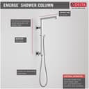 Emerge 18" Angular Shower Column with Hose and Integrated Diverter - Less Shower Head and Hand Shower - f49ibpavxy4mszrdclb0@2x.jpg