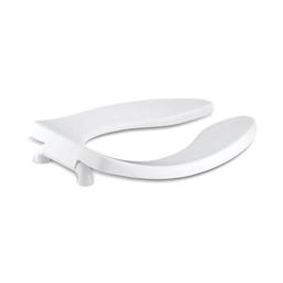 Lustra™ Toilet Seat, Elongated Bowl, Open Front, Less Cover, Plastic, White - f5wkp989tfhyzpvhzipa@2x.jpg