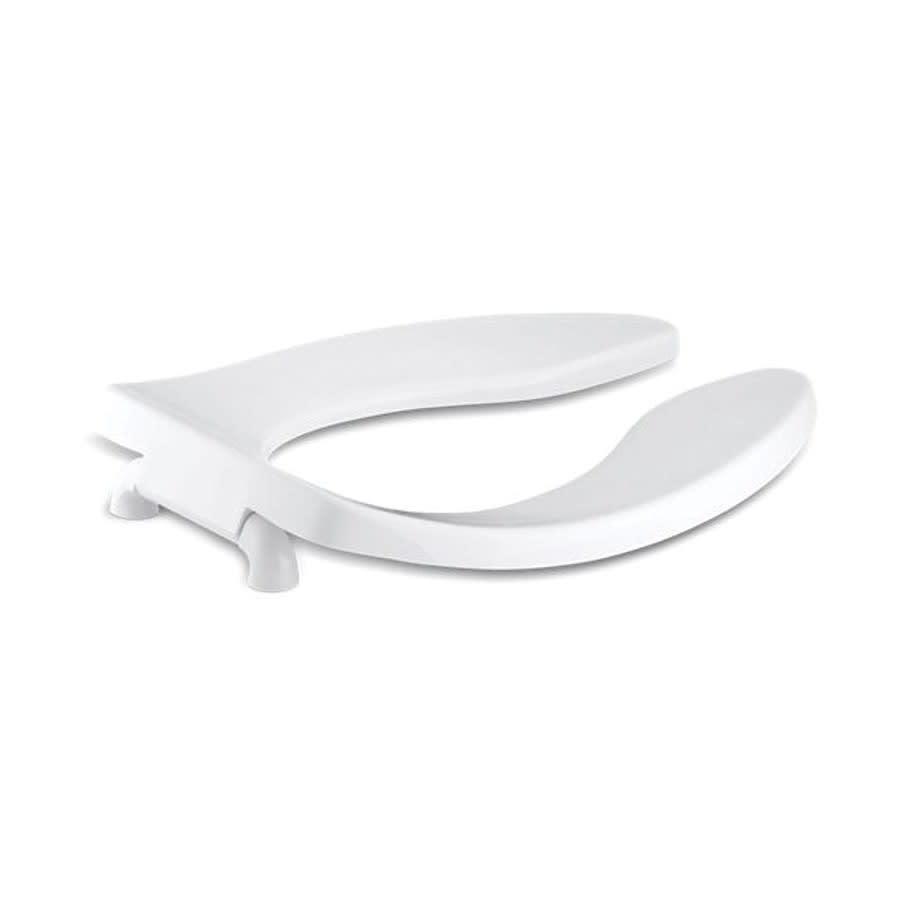 Lustra™ Toilet Seat, Elongated Bowl, Open Front, Less Cover, Plastic, White - f5wkp989tfhyzpvhzipa@2x.jpg