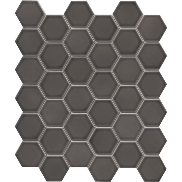 SAVVY PEWTER GL 2" HEX/MO
