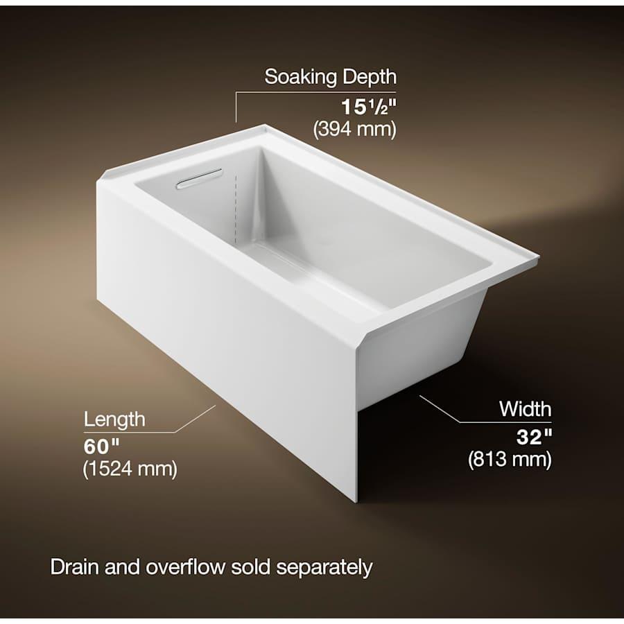 Underscore 60" Soaking Bathtub for Three Wall Alcove Installation with Left Drain and 68 Gallon Water Capacity - f9gyd46hfkmundmuealj@2x.jpg
