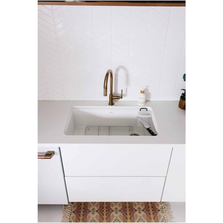 Riverby 33" Undermount Single Basin Enameled Cast Iron Workstation Kitchen Sink with Utility Rack, Sink Rack and Colander, and Intregral Cutting Board - fdmuwe4tq7ad10xdxejg@2x.jpg