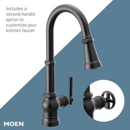 Paterson 1.5 GPM Single Hole Pull Down Kitchen Faucet with Duralast Cartridge and Reflex, PowerBoost, and Duralock Technologies - fh0hbphyxisztisdbh4a_x500.jpg