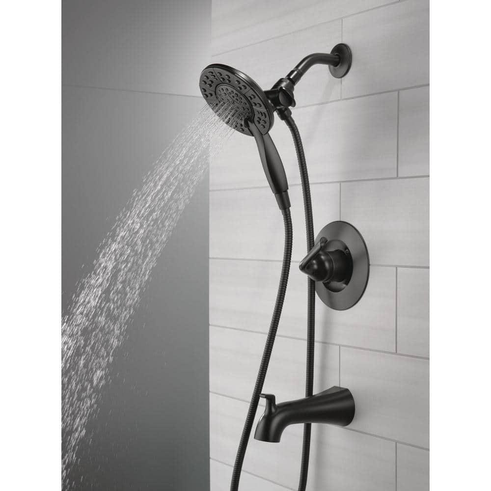 Arvo In2ition 2-in-1 Rough Included Single-Handle 4-Spray Tub and Shower Faucet 1.75 GPM in Matte Black Valve Included - fhvut91vvdnje8abhjt5@2x.jpg