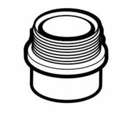 DWV Sreet Male Adapter, 2 in, Spigot x MNPT, ABS - fi1ssdbenff2c9qlcone@2x.jpg
