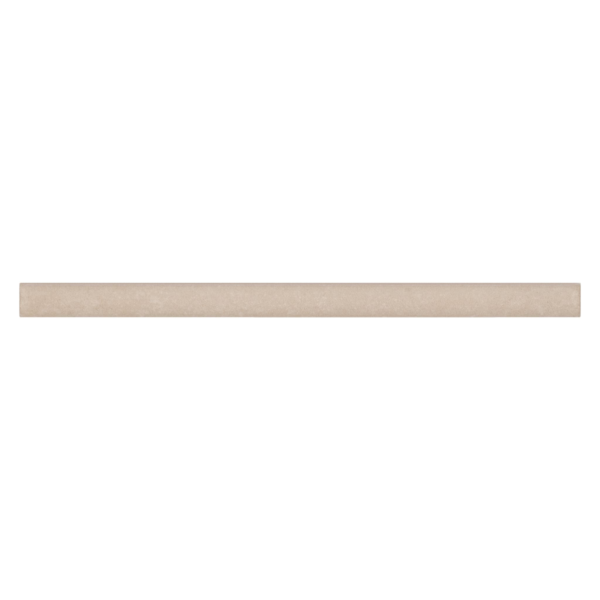 Makoto .5" x 8" Matte Ceramic Jolly Miter Edge Trim in Tatami Beige