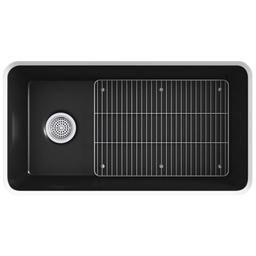 Cairn 33-1/2" Undermount Single Bowl Neoroc Granite Composite Kitchen Sink with Bottom Sink Rack - fmglewnvoohykvs3qgte@2x.jpg