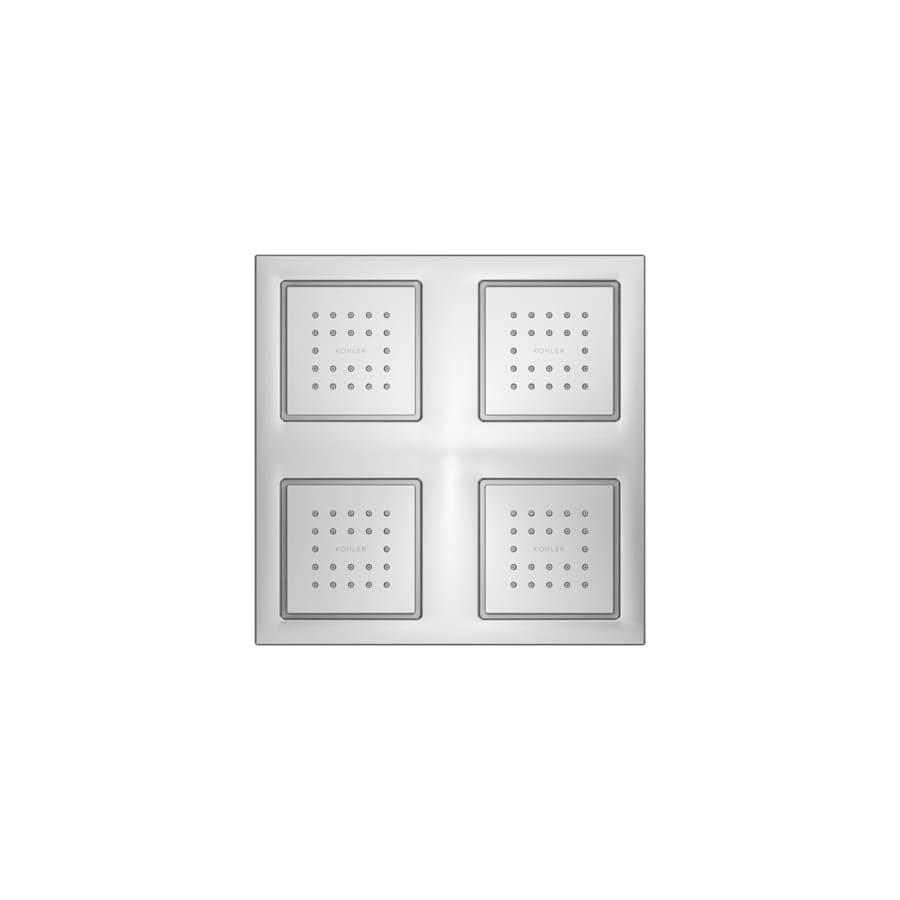WaterTile Rain 9-7/8" Square 2.4 GPM Overhead Showering Panel with Four 22-Nozzle Fully Adjustable Sprayheads Featuring MasterClean Sprayfaces - fmrqyfqkuwzxhpjb0c0u@2x.jpg