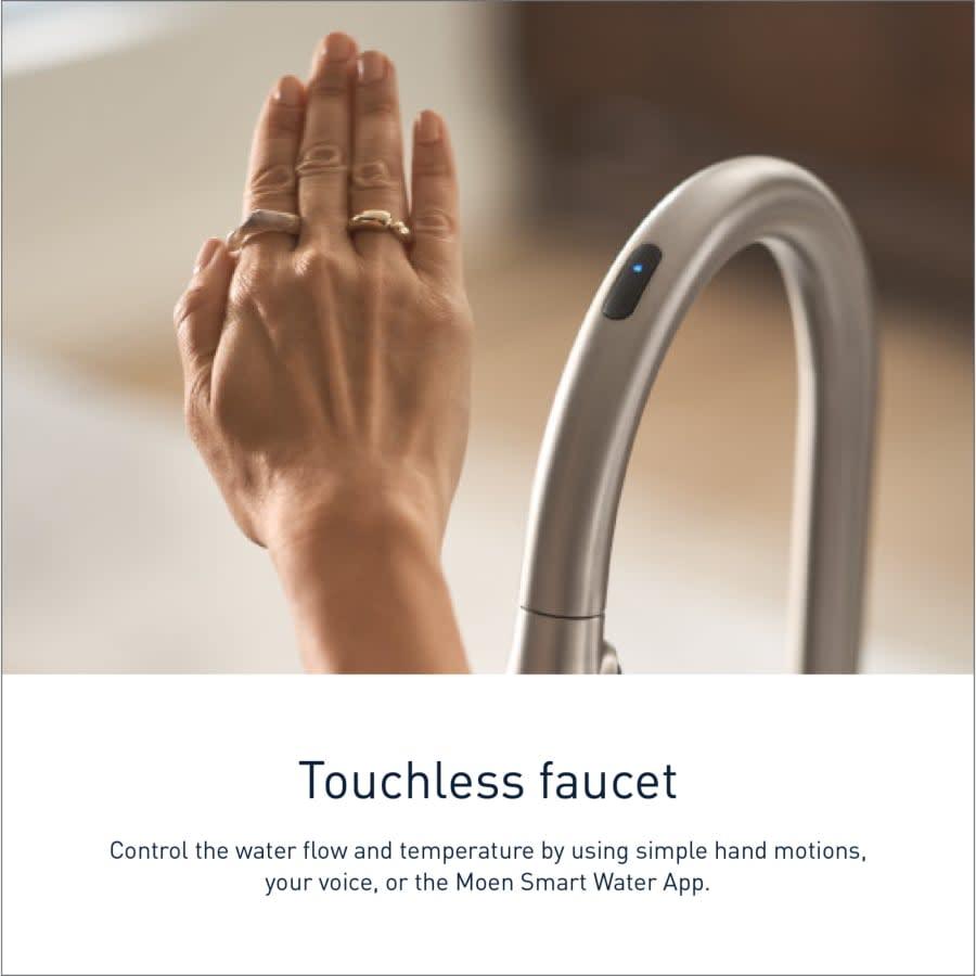 Arbor Smart Faucet 1.5 GPM Single Hole Pull Down Kitchen Faucet with Voice Control - fof7erjqeanxunbnglky@2x.jpg