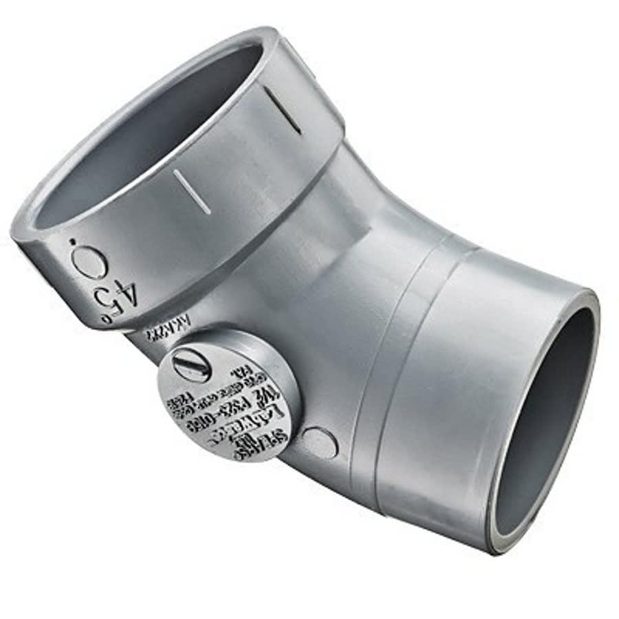 LabWaste® Acid Waste Street 45 deg Elbow, 4 in, CPVC - fp7gqicivzatrkjp3yew@2x.jpg