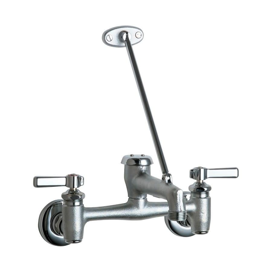 Utility Sink Faucet, Wall Mount, ADA, Lever Handle, Polished Chrome - fpaydpsghgwaa1skerc1@2x.jpg